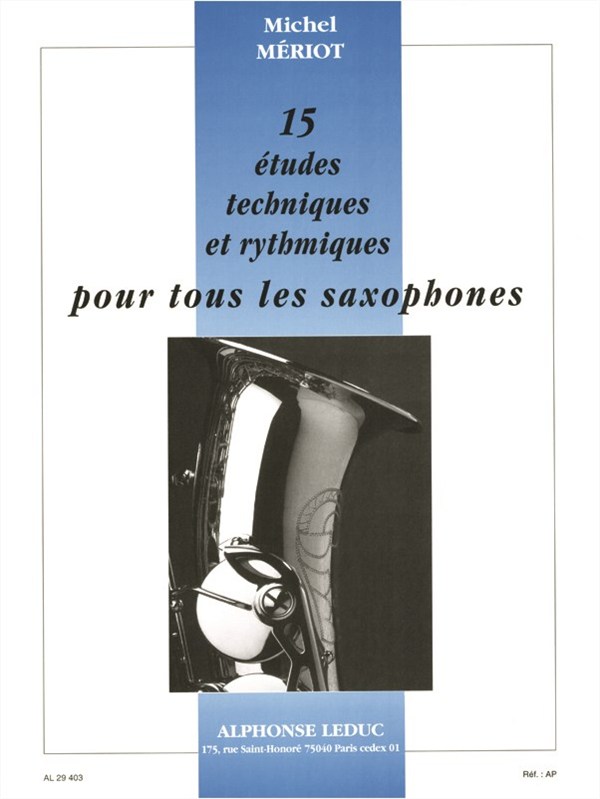 Michel Mériot: 15 Études Techniques Et Rythmiques