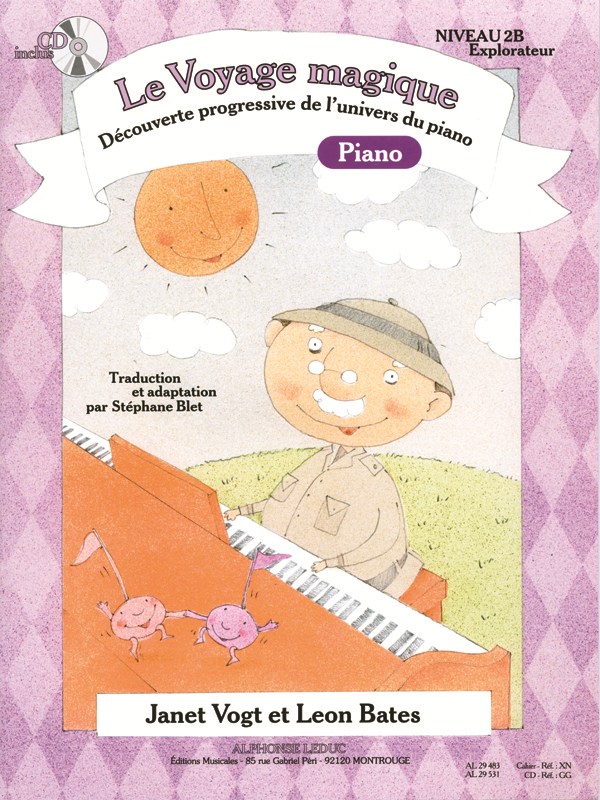 Janet Vogt and Leon Bates: Le Voyage magique, progressive discovey of the Piano world
