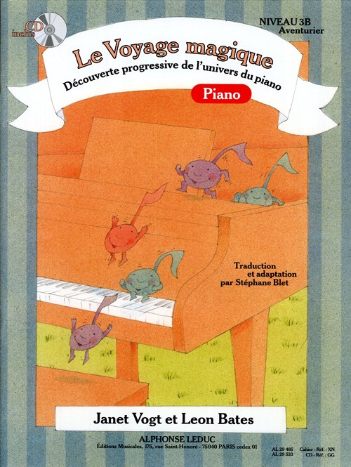 Bates: Le voyage magique (traduction et adaptation par Stéphane Blet) niveau 3b – aventurier / le cahier (cahier et cd vendus ensemble)