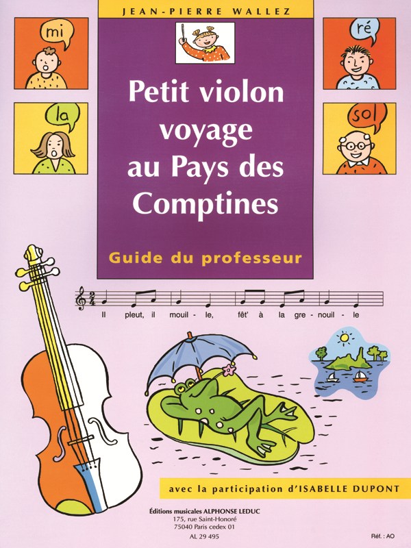 Wallez J.P.& Dupont I.: Petit Violon voyage (Violin solo)