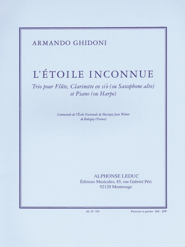Armando Ghidoni: L'Etoile inconnue (Trio - Mixed)