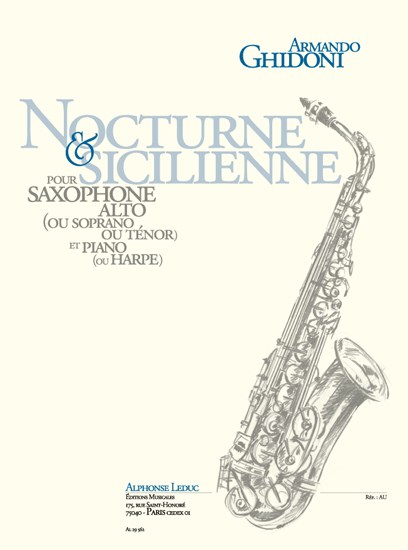 Nocturne & Sicilienne Saxophone/Piano