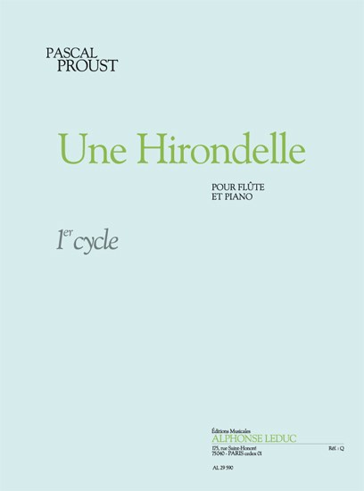 Pascal Proust: Une Hirondelle (Flute & Piano)