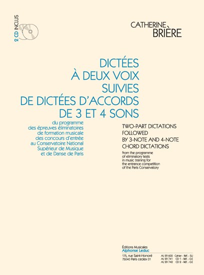 Catherine Brière: Dictées a 2 Voix... (Book)