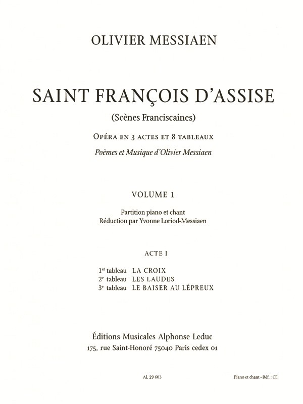 Saint Francois D'assise 1 Vce/Pf Bk