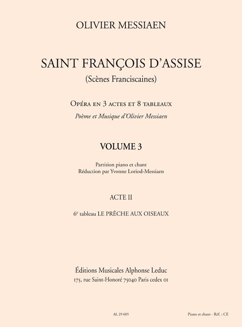 Saint Francois D'assise 3 Vce/Pf Bk