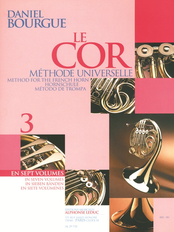 Daniel Bourgue: Method for the French Horn - Vol.3 (Horn)