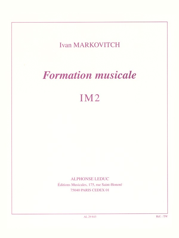 Ivan Markovitch: Music Theory (IM2)