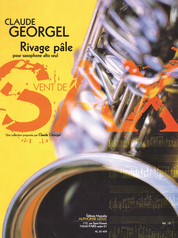 Georgel Claude Rivage Pale Alto Saxophone Book