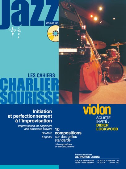 Charlier: Les cahiers Charlier/Sourisse - jazz (livre avec cd) pour violon, initiation et perfectionnement à l'improvisation (texte fr/ang/all/esp) : 