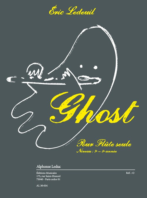 Ledeuil: Ghost (7e-8e) (4') pour flûte seule
