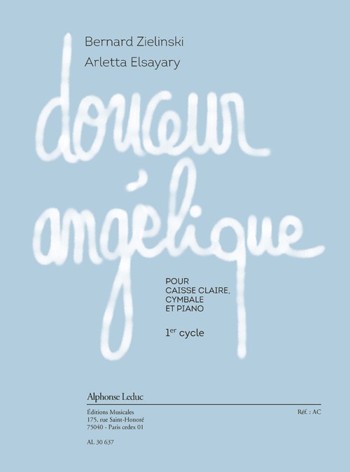 Elsayary: Douceur angélique (2'08'') pour caisse claire, cymbale et piano (cycle 1)