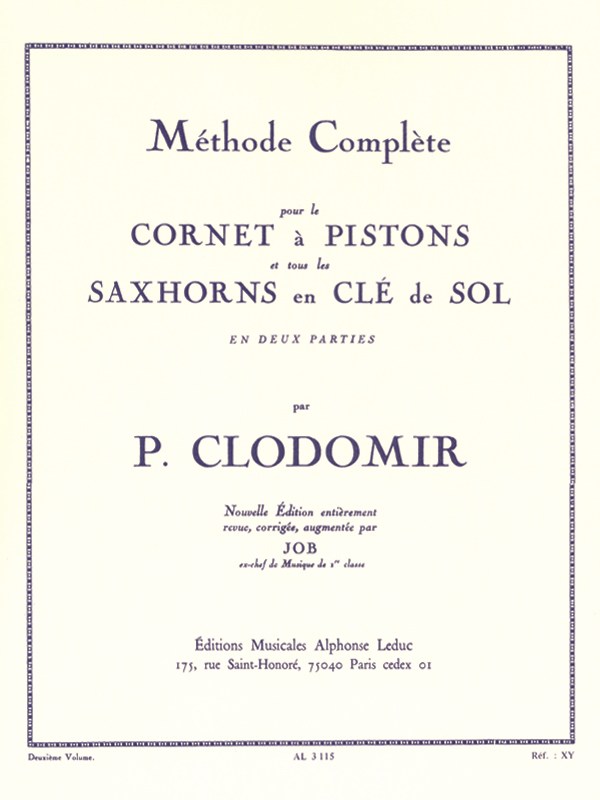 P. Clodomir: Méthode complète Vol.2 (Trumpet solo)