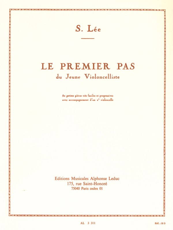Sebastien Lée: Le Premier Pas du jeune Violoncelliste Op.101 (Cellos 2)
