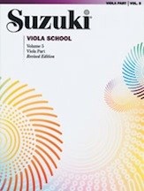 Suzuki Viola School Vol 5 Rev Vla Bk