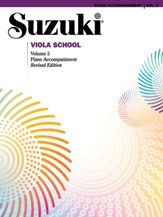 Sukuzi Viola School: Volume 5 Revised Edition - Piano Accompaniments Book (Revised Edition)