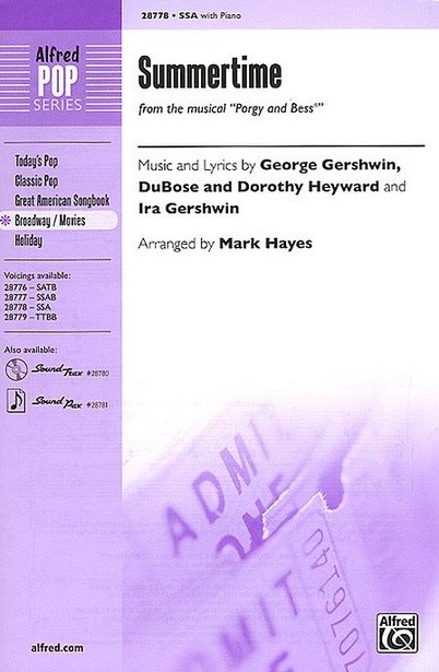Arr. Mark Hayes: Summertime (From The Musical Porgy And Bess)