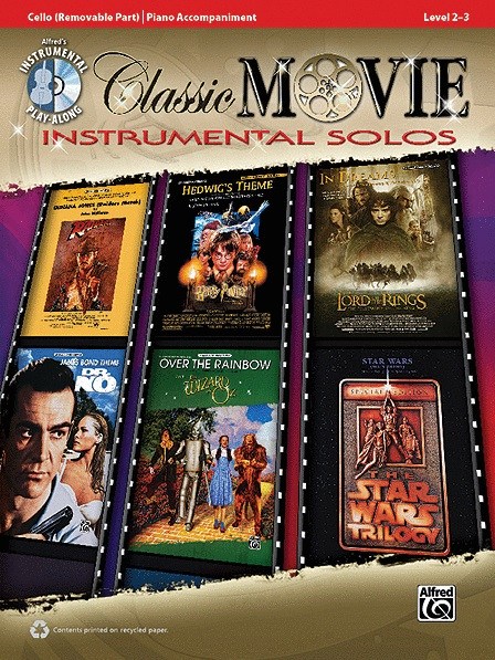 Classic Movie Instrumental Solos: Cello (Book/CD)