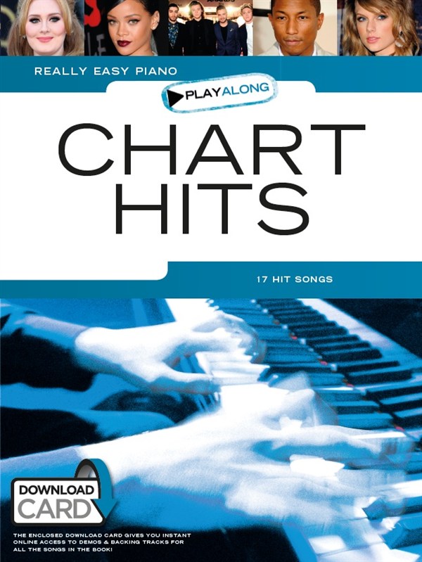 Really Easy Piano Playalong: Chart Hits (Book/Download Card)