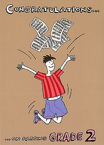 Music Gallery: Congratulations Card - Grade 2 (Boy)