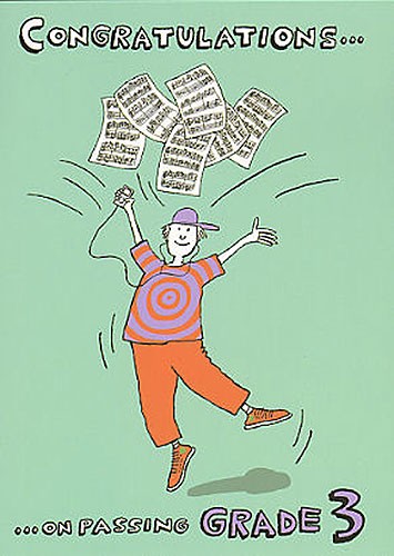 Music Gallery: Congratulations Card - Grade 3 (Boy)