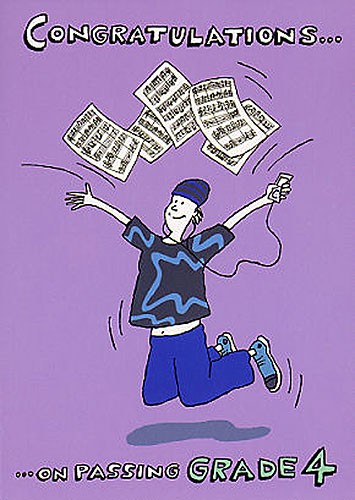 Music Gallery: Congratulations Card - Grade 4 (Boy)