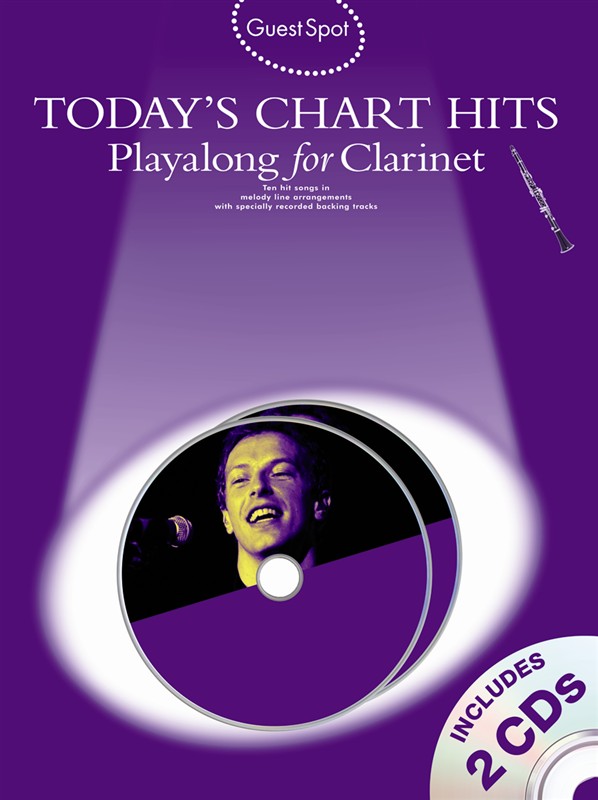 Guest Spot: Today's Chart Hits - Playalong for Clarinet - Clarinet -  Stepnote Aps