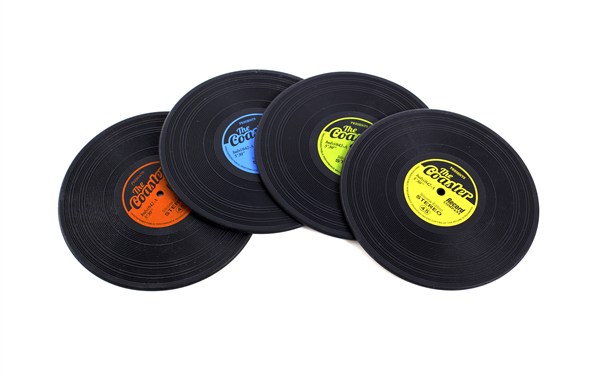 Silicone Record Coasters (4 Pack)