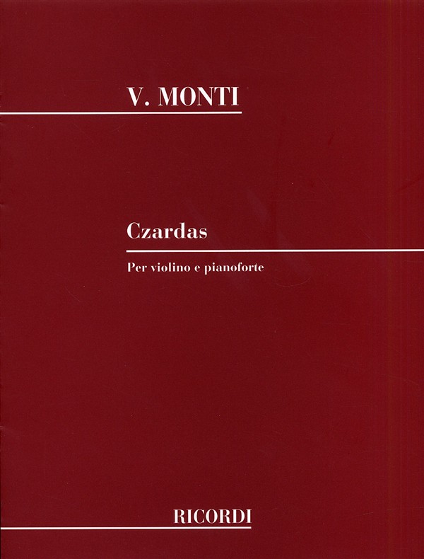 Vittorio Monti: Czardas (Violin and Piano)