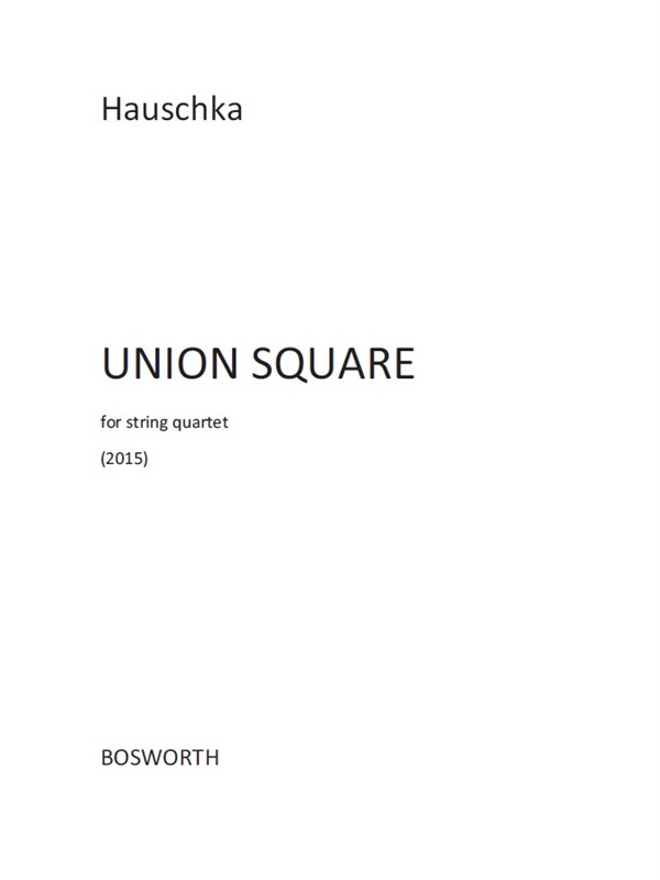 Hauschka: Union Square (Parts)