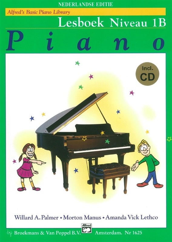 Alfred's Basic Piano Library: Piano Lesboek - Niveau 1B (Book/CD) (Dutch Language)
