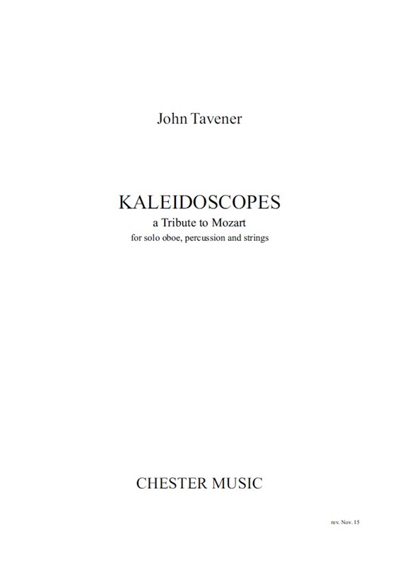 John Tavener: Kaleidoscopes (Full Score)
