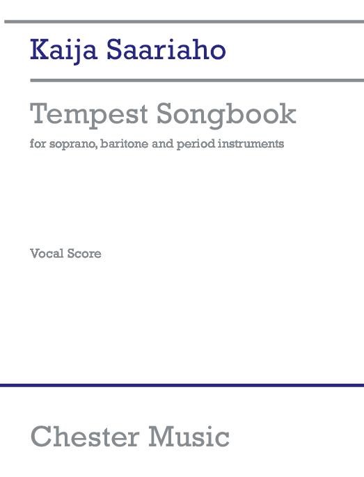 Kaija Saariaho: Tempest Songbook (Vocal Score)