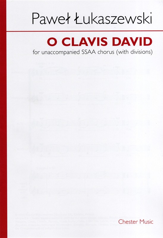 Pawe? ?ukaszewski: O Clavis David (SSAA)