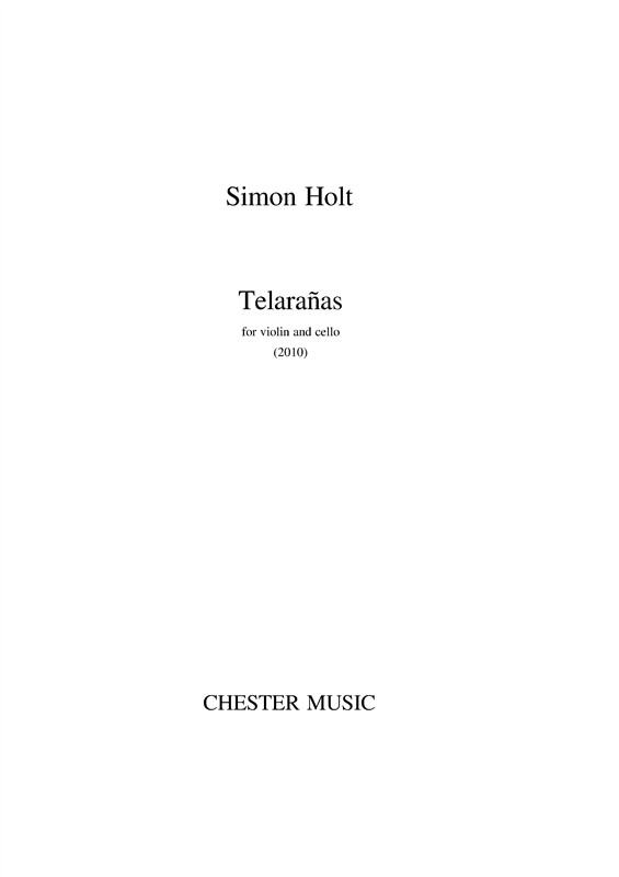 Simon Holt: Telarañas (Spider Web)