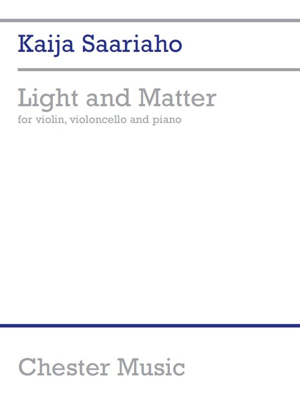 Kaija Saariaho: Light And Matter (Score/Parts)