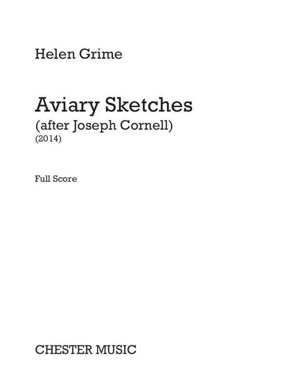 Helen Grime: Aviary Sketches (Score/Parts)
