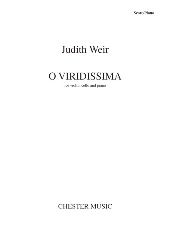 Judith Weir: O Viridissima (Score/Parts)