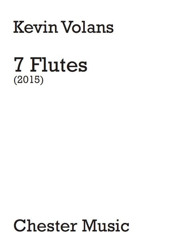 Kevin Volans: 7 Flutes (Score/Parts)