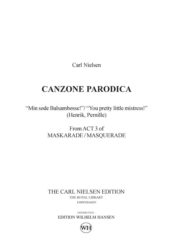MASKARADE - CANZONE PARODICA (3. AKT.)
