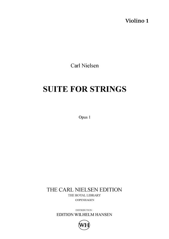 Carl Nielsen: Suite For String Orchestra Op.1 - Parts
