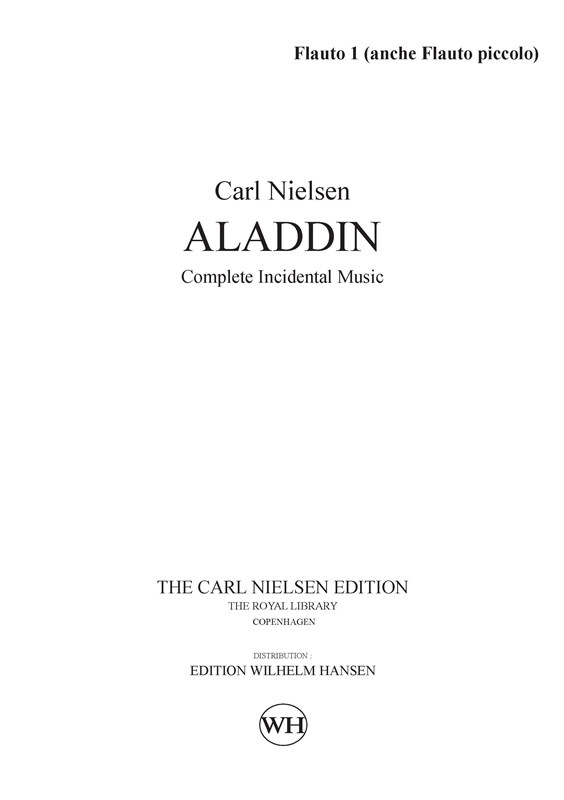 Carl Nielsen: Aladdin (set of parts)