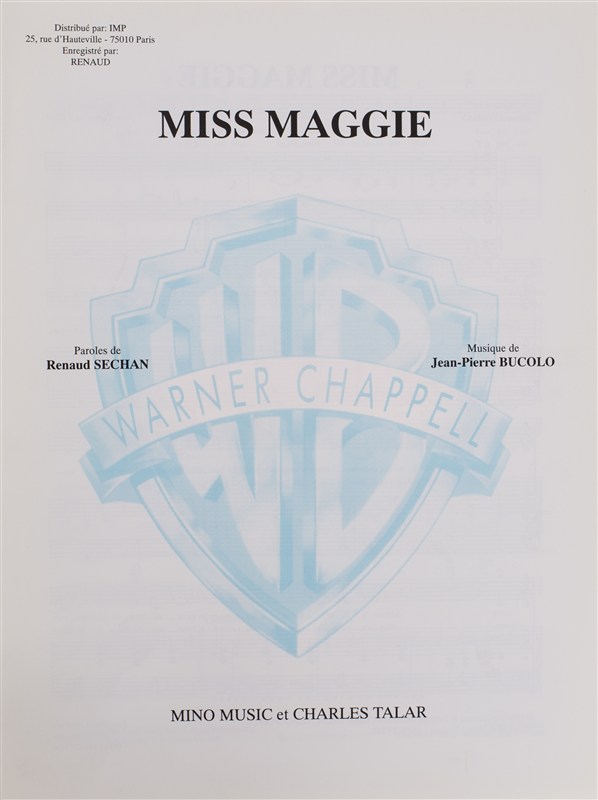 Renaud Sechan/Jean-Pierre Bucolo: Miss Maggie