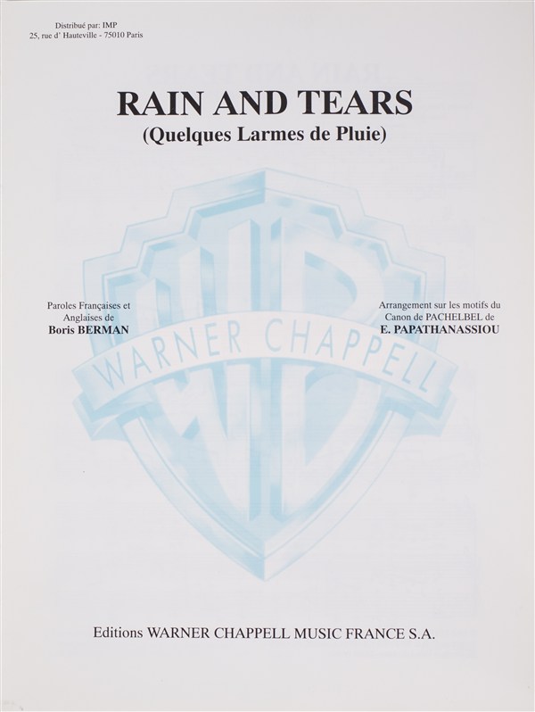 Aphrodites Child: Rain And Tears