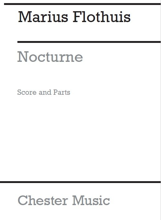 Flothuis Nocturne Op. 11 Flt/Oboe/Clt In A Sc/Pts