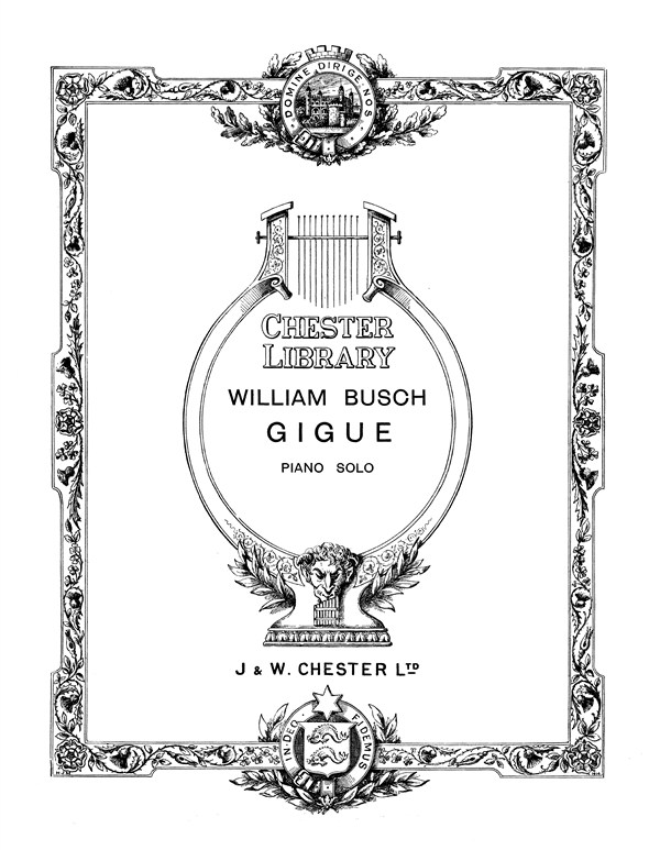 Busch, W Gigue Piano