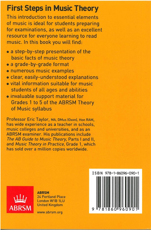 First Steps In Music Theory