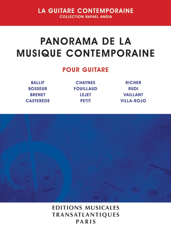 Rafaël Andia: Panorama De La Musique Contemporaine