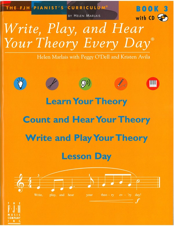 Helen Marlais: Write, Play, And Hear Your Theory Every Day - Book 3