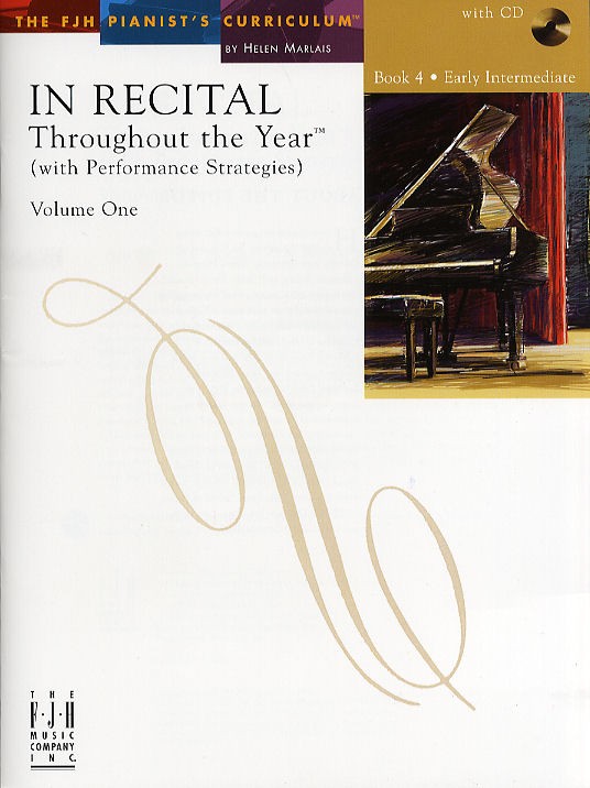 In Recital - Throughout The Year (With Performance Strategies): Volume One - Book 4
